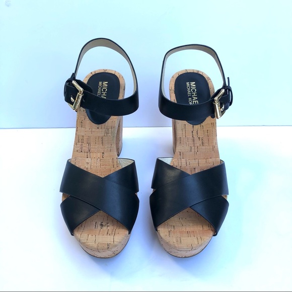 Michael Kors cork strappy heals - Picture 6 of 9